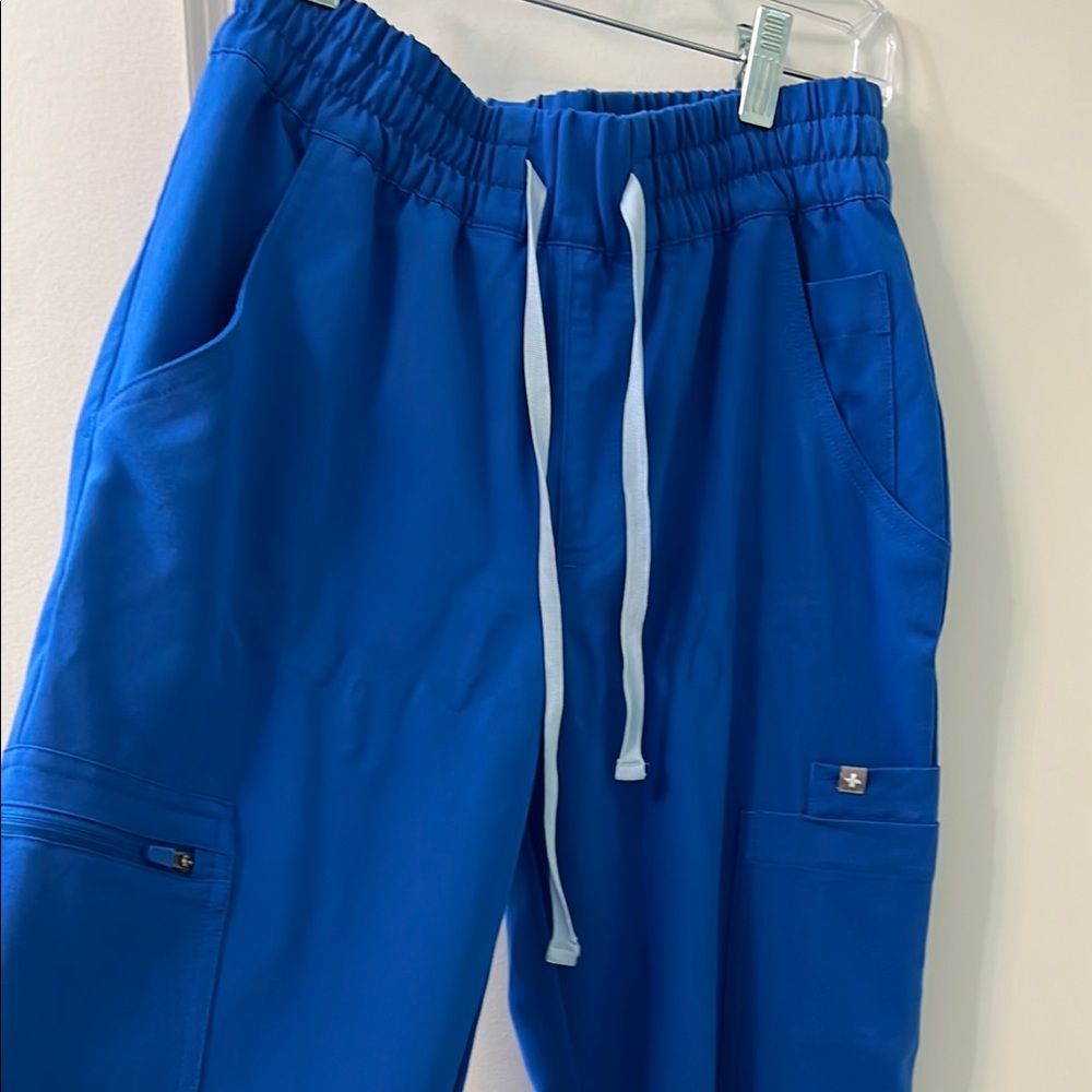 Figs Blue Joggers Casual Athletic Style